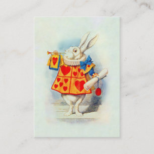 The Rabbitt in Alice in Wonderland ~ Business Card