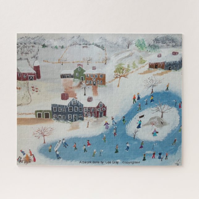 The Race Around the Pond Jigsaw Puzzle (Horizontal)