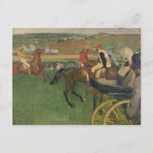 The Race Course - Amateur Jockeys Postcard