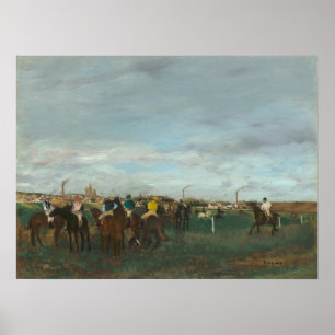 The Races- Edgar Degas Fine Art Poster