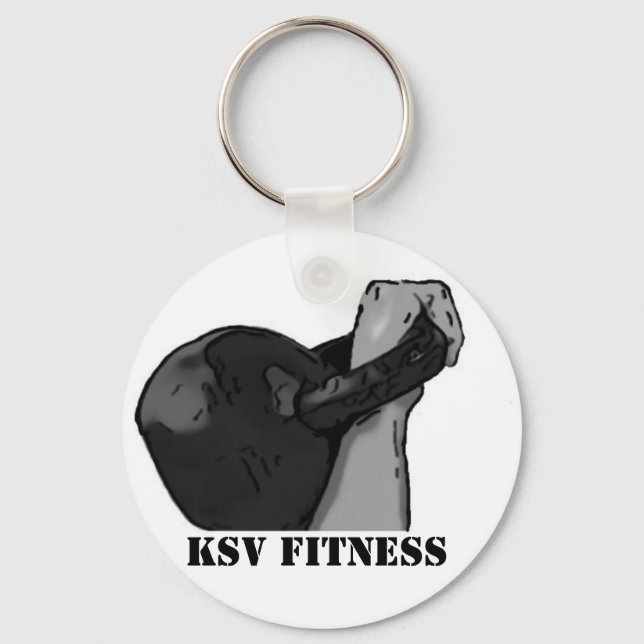 The Rack Kettlebell Keychain (Front)