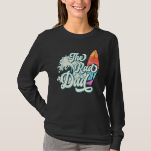The Rad Dad The Big One 1st Birthday Surf Family M T-Shirt