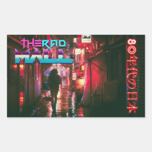 The Rad Mall "80's Japan" 4.5in x 2.7in Stickers