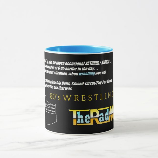 The Rad Mall "80's Wrestling" Mug (Center)