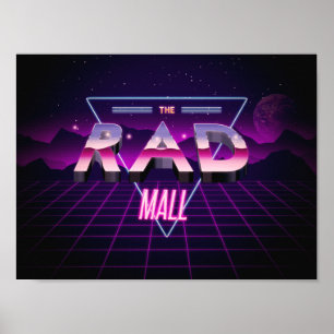 The Rad Mall "Wave 3" 12in x 9in Poster