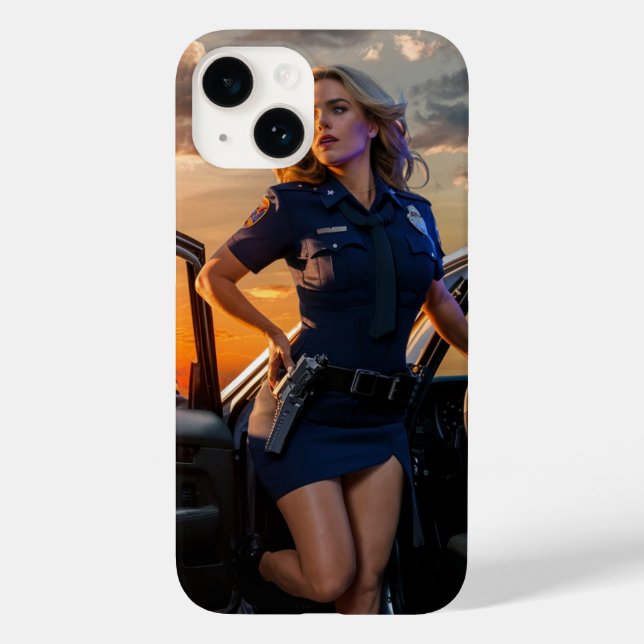 The Radiant Lady Cop Case-Mate iPhone Case (Back)