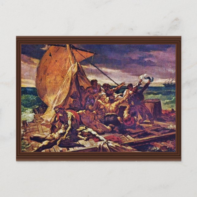 The Raft Of The Medusa (Study) By Géricault Jean L Postcard (Front)