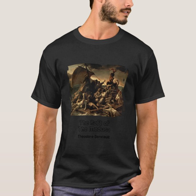 The Raft Of The Medusa With Sunglasses T-Shirt (Front)