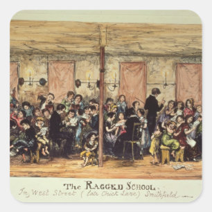The Ragged School, West Street , Smithfield Square Sticker