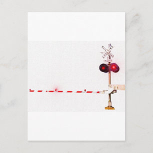 The Railroad Crossing Postcard
