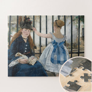 The Railway by Eduard Manet, Art Jigsaw Puzzle