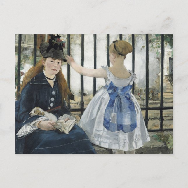 The Railway | Édouard Manet Postcard (Front)