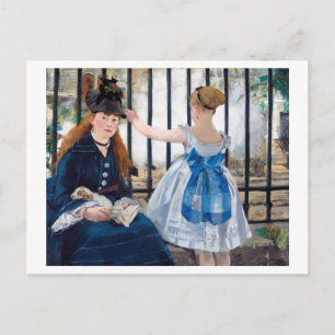 The Railway, Edouard Manet Postcard