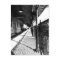 The Railway Station  black and white sketch