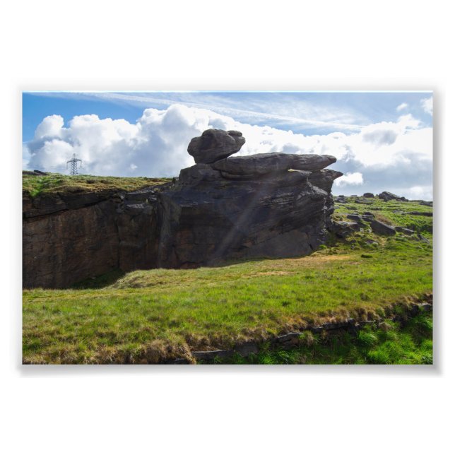 The Rain Stone, Blackstone Edge Photo Print (Front)