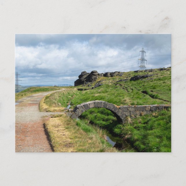 The Rain Stone, Blackstone Edge Postcard (Front)