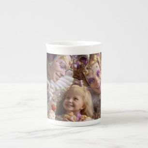 the Rainbow Begins in the Heart Bone China Mug