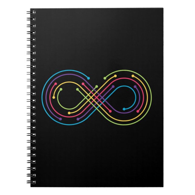 The rainbow infinity can symbolize anything it mea notebook (Front)
