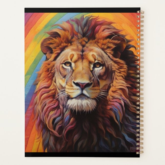 the rainbow lion planner (Back)