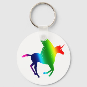 The Rainbow Pegacorn Keychain