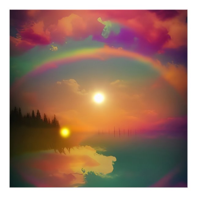 The rainbow photo print (Front)