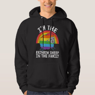 The Rainbow Sheep In The Family Proud Gay Lesbian Hoodie