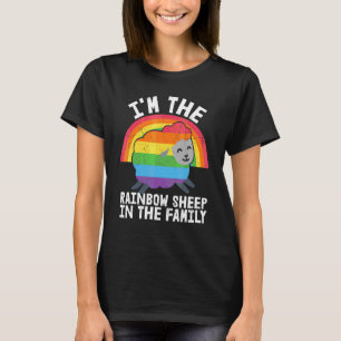 The Rainbow Sheep In The Family Proud Gay Lesbian T-Shirt
