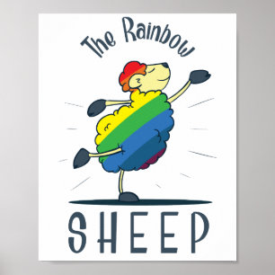 The Rainbow Sheep LGBT Poster