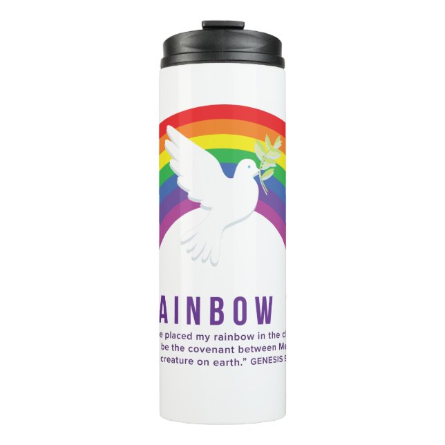 The Rainbow Truth Genesis 9:13 Thermal Tumbler (Front)