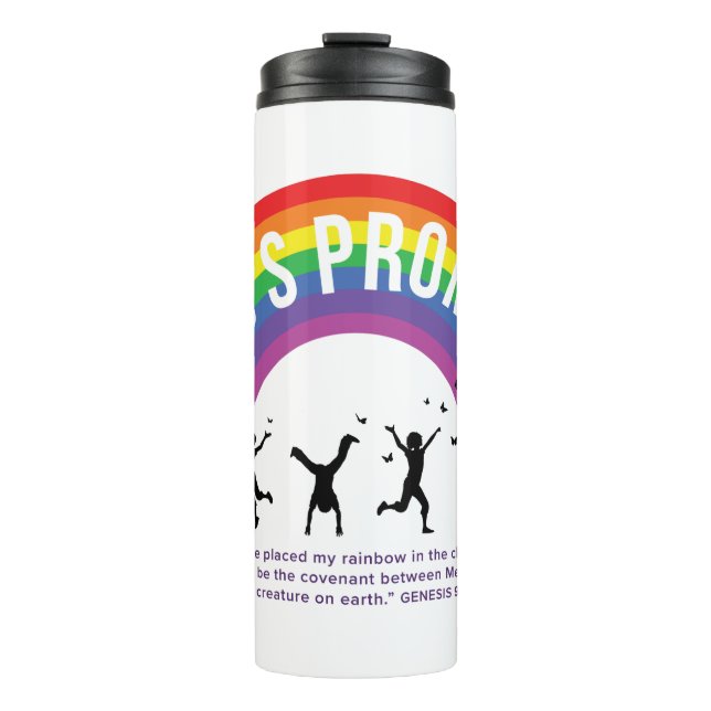The Rainbow Truth Genesis 9 Kids Thermal Tumbler (Front)