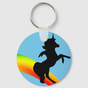 " The Rainbow Unicorn " Keychain