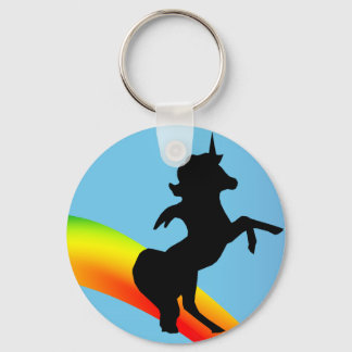 " The Rainbow Unicorn " Keychain