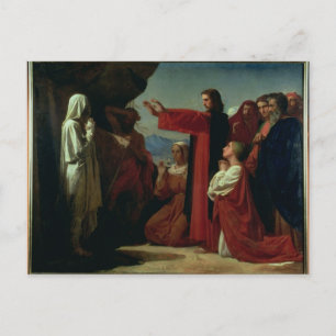 The Raising of Lazarus, 1857 Postcard
