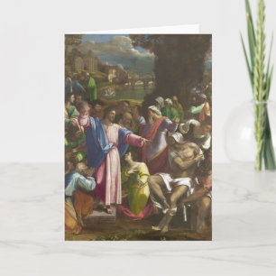The Raising of Lazarus Card