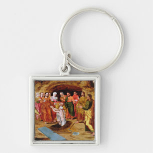 The Raising of Lazarus Keychain