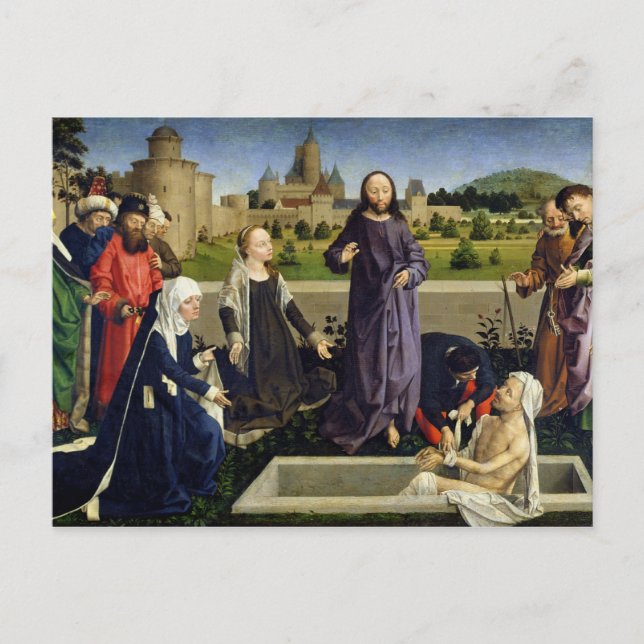 The Raising of Lazarus Postcard (Front)
