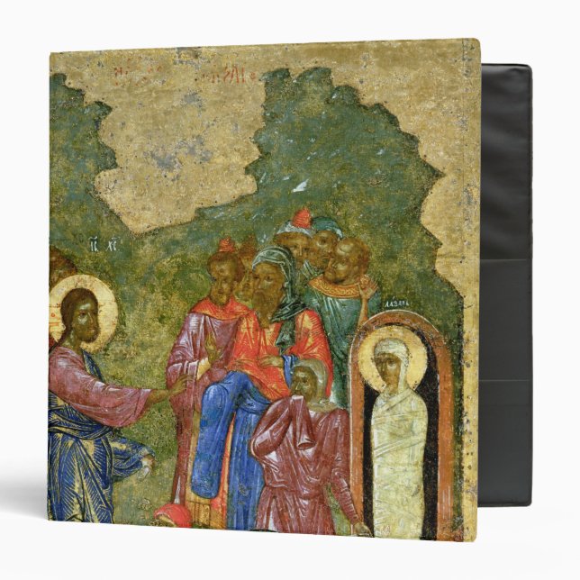 The Raising of Lazarus, Russian icon Binder (Front/Inside)