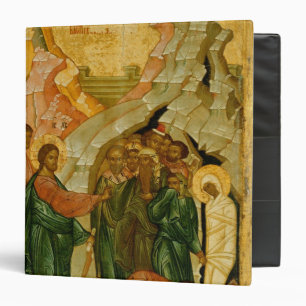 The Raising of Lazarus, Russian icon Binder