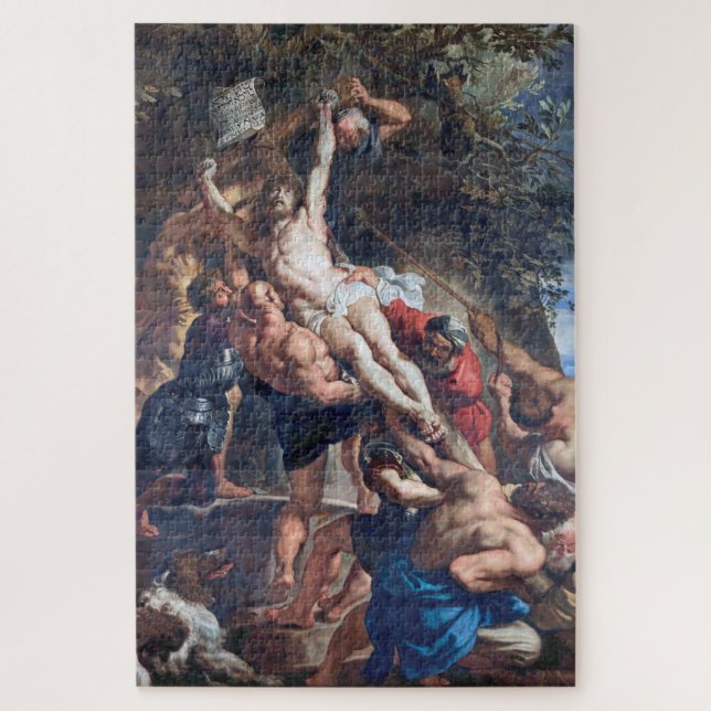 The Raising of the Cross, Rubens Jigsaw Puzzle (Vertical)