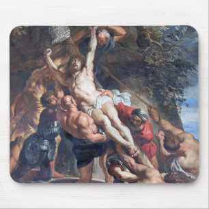 The Raising of the Cross, Rubens Mouse Pad