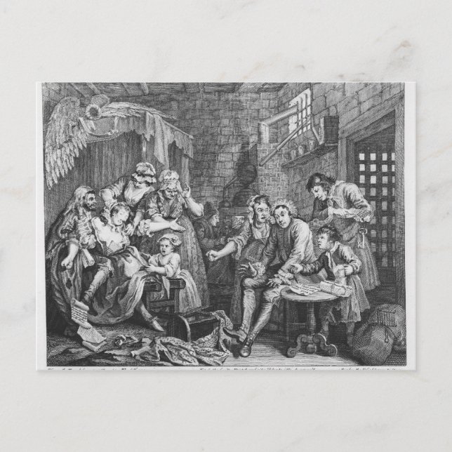 The Rake in Prison Postcard (Front)