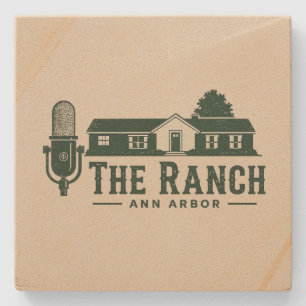 The Ranch - Logo Stone Coaster