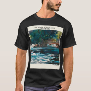 The Rapids Hudson River Adrondacks By Winslow Home T-Shirt