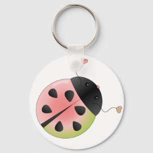 The Rare Watermelon Ladybug Keychain