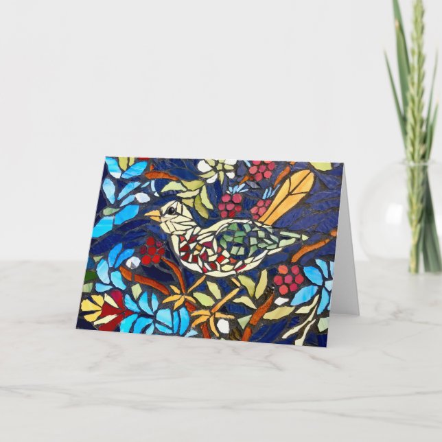 'The Raspberry Thief' - Thank You Card (Front)