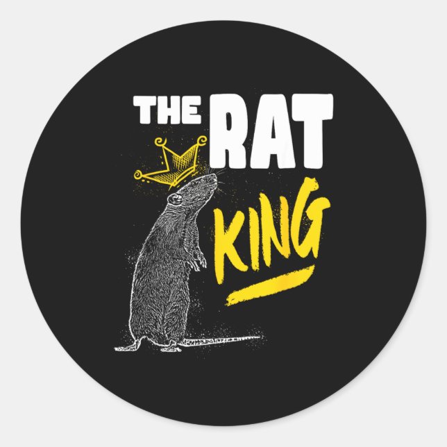 The Rat King Nutcracker Ballet Dance Animal Mouse  Classic Round Sticker (Front)