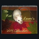 The Rat Lover's 2015 Calendar<br><div class="desc">A calendar designed specifically for rat lovers!  Enjoy these images of ten different rats throughout the year,  searching out eggs for Easter,  wearing a mermaid costume for Halloween,  writing a thank-you letter to Santa Claus.  

 Fun the whole year round!</div>