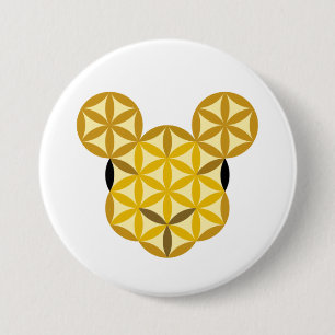 The Rat Of Life - Sacred Animals A01 3 Inch Round Button