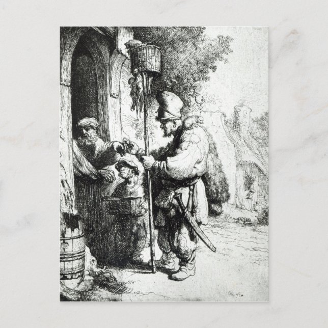 The Ratcatcher, 1632 Postcard (Front)