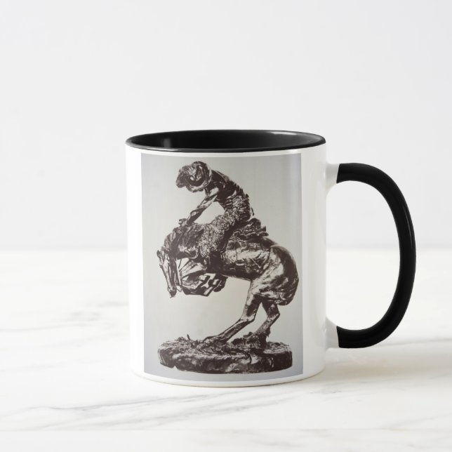 The Rattlesnake, 1905 (bronze) (b/w photo) Mug (Right)